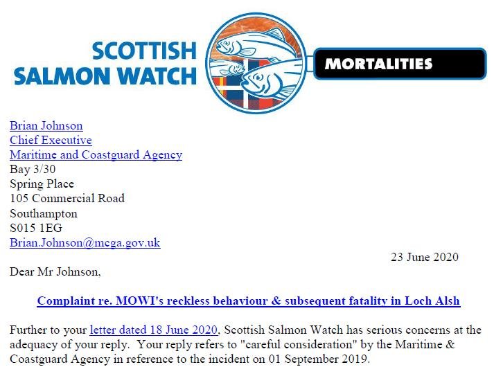 M&CA letter from SSW dated 23 June 2020 #1 M&CA letter from SSW dated 23 June 2020 #1