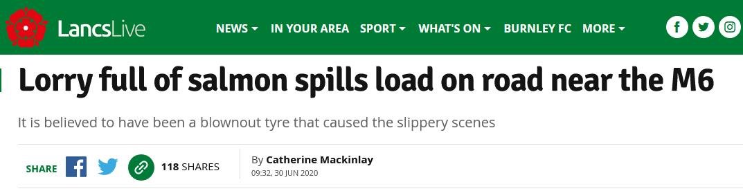 Cumbria salmon spill 30 June 2020 Lancs Live #1 Cumbria salmon spill 30 June 2020 Lancs Live #1