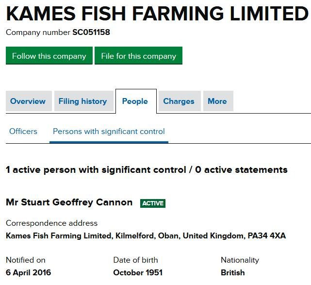 Kames companies house #1