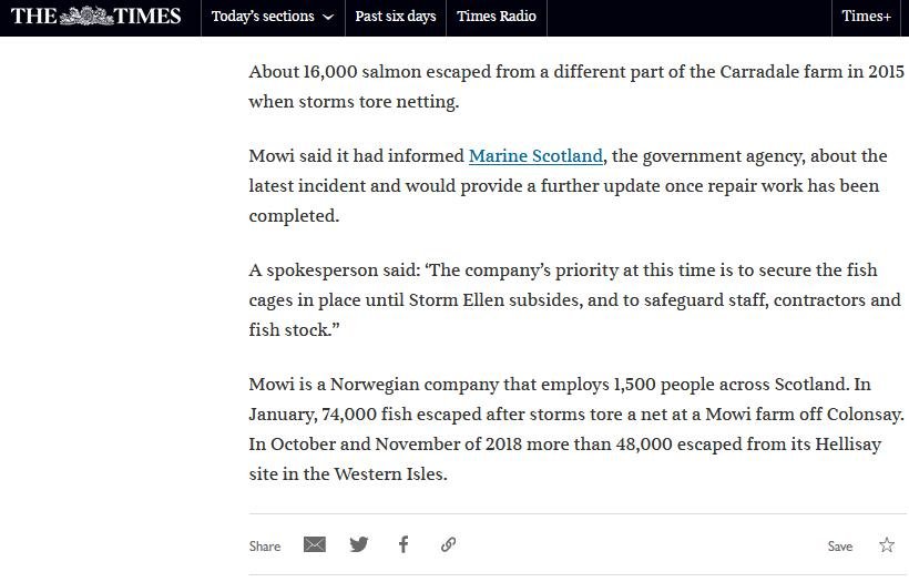 Times 22 Aug 2020 Mowi Carradale #3 Times 22 Aug 2020 Mowi Carradale #3