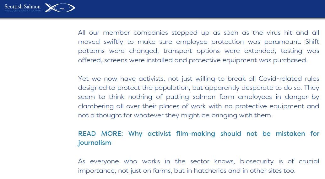 SSPO Irresponsible Activism article by Hamish 20 Aug 2020 #5