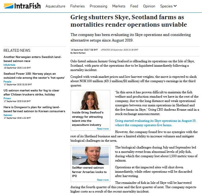 Intrafish 18 Sept 2020