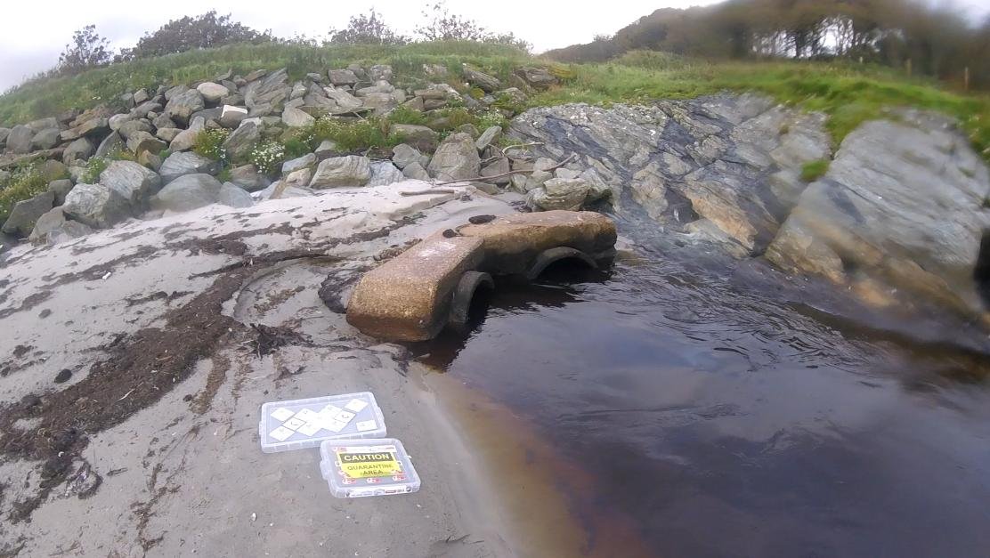 Effluent #6 quarantine area Effluent #6 quarantine area