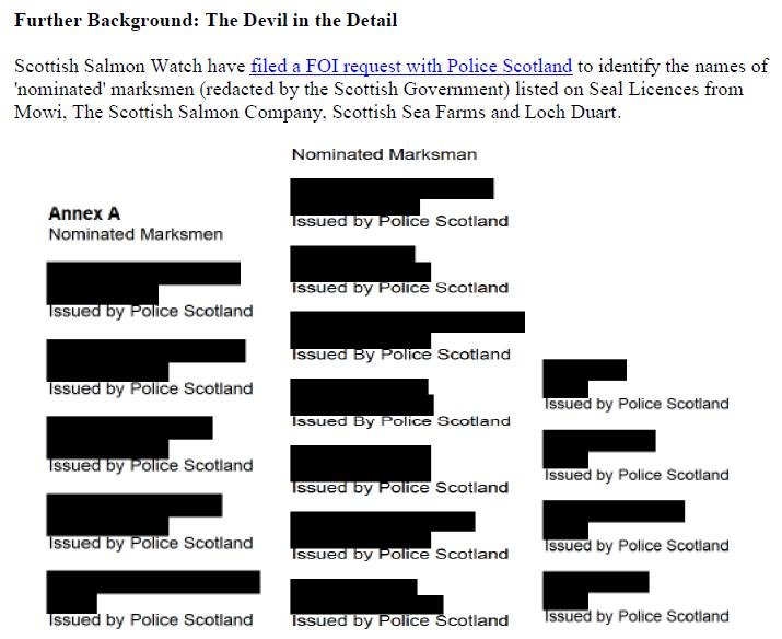 PR Illegal Killing of Seals by Scottish Salmon Farms 25 Feb 2021 #14 Marksmen redacted