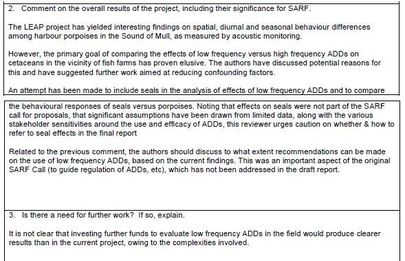 SARF ADD report #5 SNH FOI disclosure June 2020