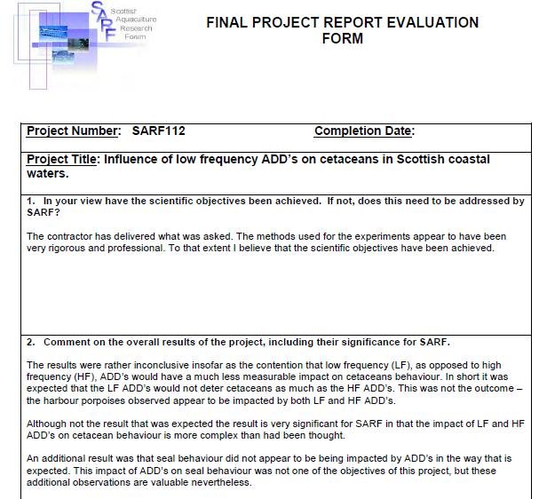 SARF ADD report #6 SNH FOI disclosure June 2020