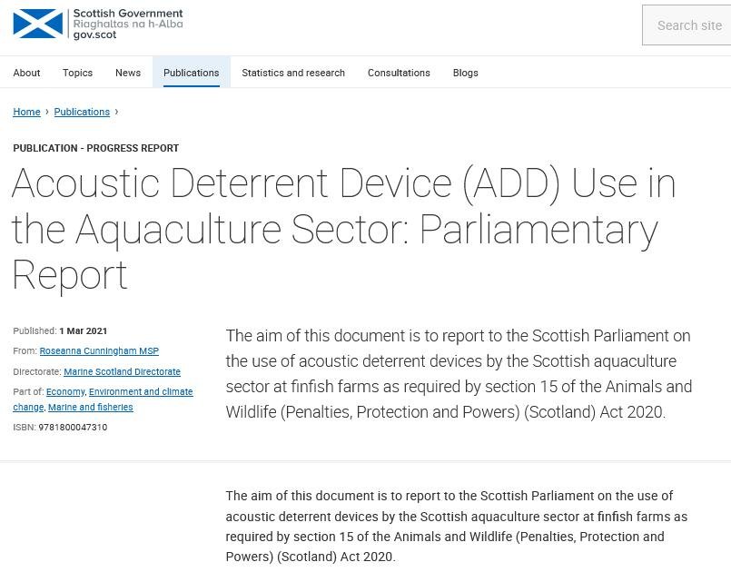 ADD 1 March 2021 #1 SG report