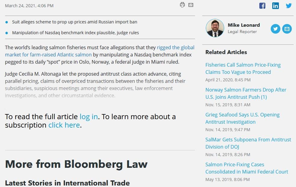 Cartel blog March 2021 #5