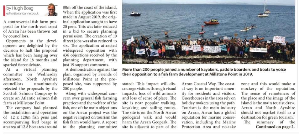 Arran Banner 26 March 2021 #2 Arran Banner 26 March 2021 #2