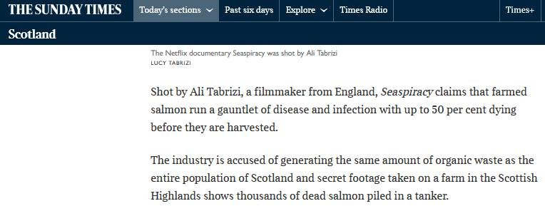 Sunday Times on Seaspiracy 28 March 2021 #3