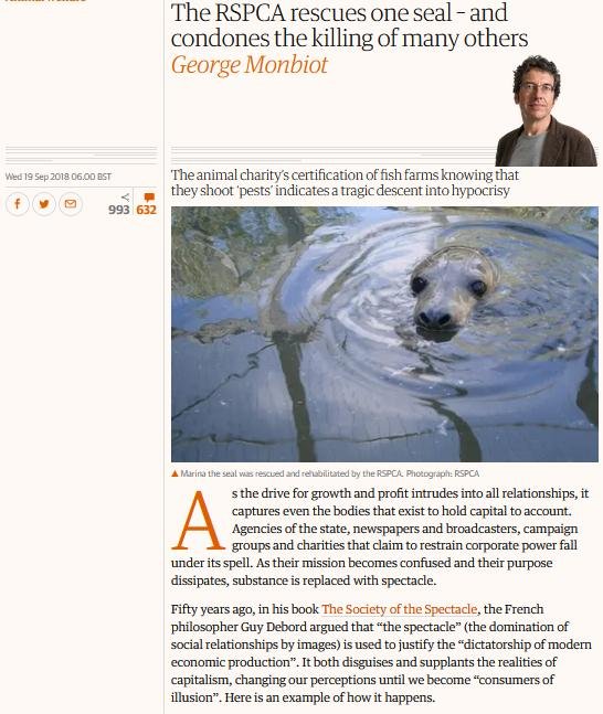 Monbiot on RSPCA Guardian Sept 2018 #1