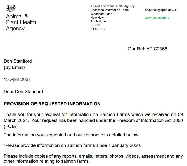 FOI reply from APHA 13 April 2021 ATIC2365 #1