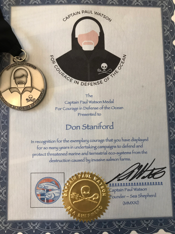 Captain Paul Watson award April 2021 #3