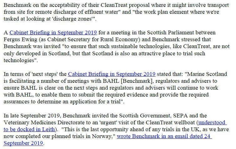 PR Imidacloprid trial in Loch Ailort by Mowi 20 May 2020 #21