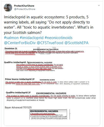 Ruskell letter re Imidacloprid to Scottish Ministers 20 May 2020 Tweet from Protect Our Shore
