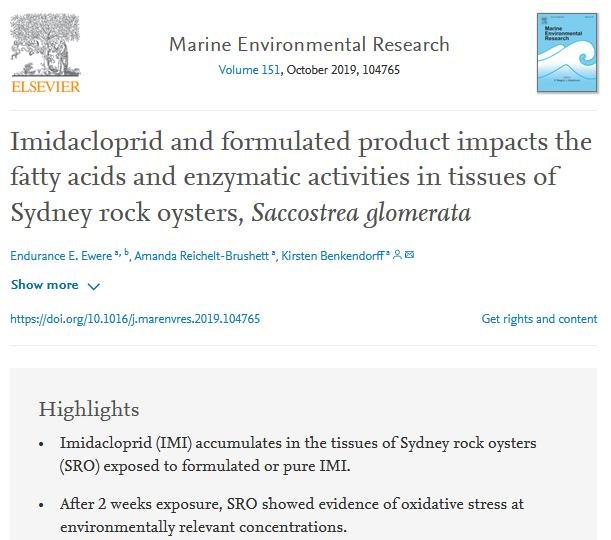Imidacloprid scientific references #2 Imidacloprid scientific references #2