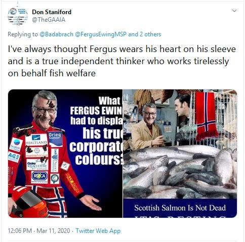 Fergus Tweet 11 March 2020 Fergus Tweet 11 March 2020