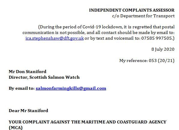 MCA Independent letter 8 July 2020 #1 a MCA Independent letter 8 July 2020 #1 a