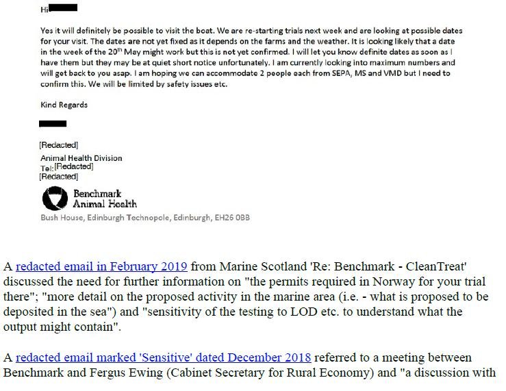 PR Imidacloprid trial in Loch Ailort by Mowi 20 May 2020 #20