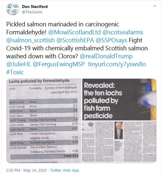 Sunday National 24 May 2020 Tweet Clorox