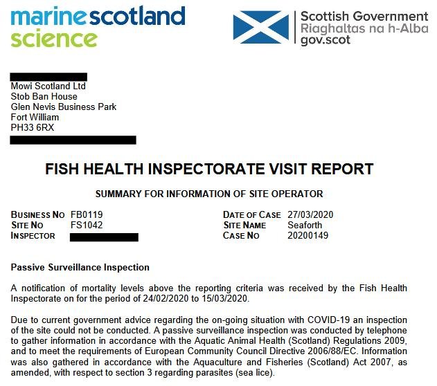 FHI Seaforth March 2020 Covid #5 FHI Seaforth March 2020 Covid #5