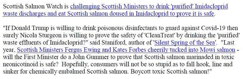 PR Scientific Opposition to Imidacloprid Use in Salmon Farming 8 June 2020 #5