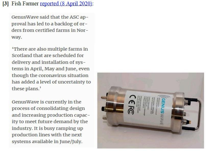 GenusWave PR section #2