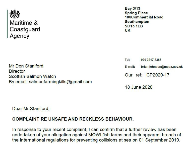M&CA Complaint reply re Ardintoul 18 June 2020 Letter from Brian Johnson #1 M&CA Complaint reply re Ardintoul 18 June 2020 Letter from Brian Johnson #1