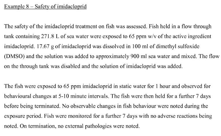 Imidacloprid Canadian Patent CA3045239A1 #20 Imidacloprid Canadian Patent CA3045239A1 #20