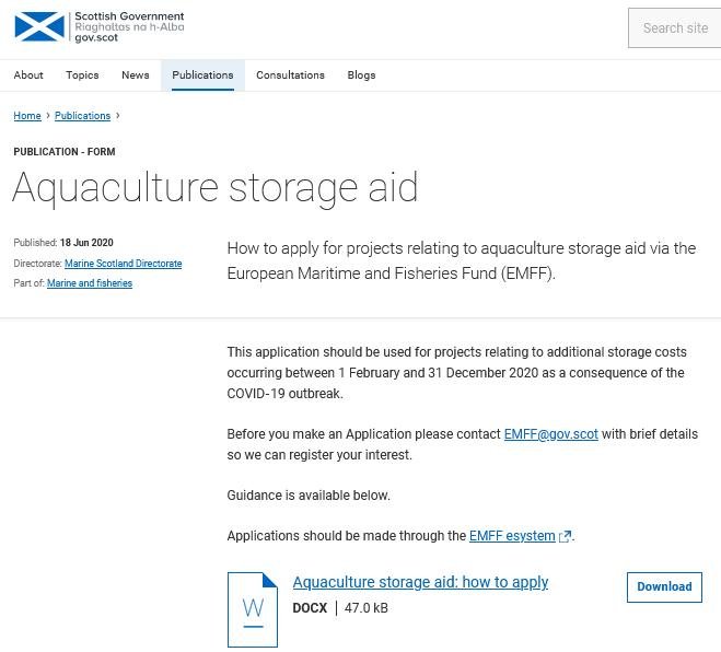 Fish Farming Expert June 2020 Freeze money SG storage aid 18 June 2020 Fish Farming Expert June 2020 Freeze money SG storage aid 18 June 2020
