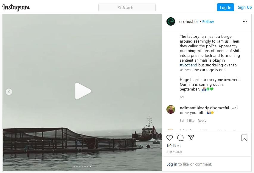 Instagram Matt on Loch Creran July 2020 Video
