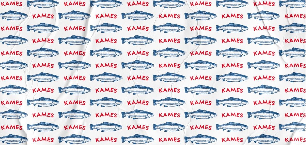 Kames rebrand 2020 fish