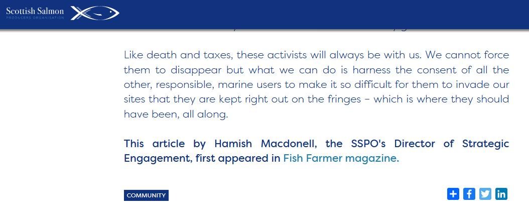 SSPO Irresponsible Activism article by Hamish 20 Aug 2020 #11