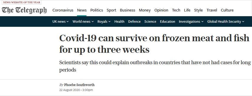 Frozen Coronavirus blog #9 Frozen Coronavirus blog #9