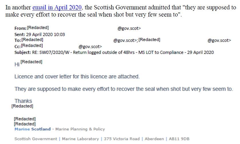 Media Backgrounder FOI Opens Sealed Documents on Killing by Salmon Farms Feb 2021 #8 Media Backgrounder FOI Opens Sealed Documents on Killing by Salmon Farms Feb 2021 #8