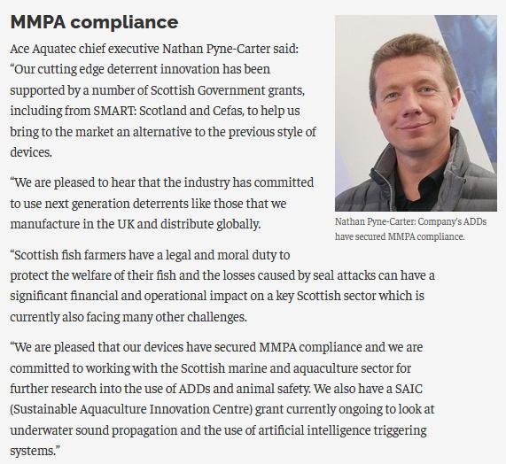 Ace Aquatec MMPA compliant 1 March 2021