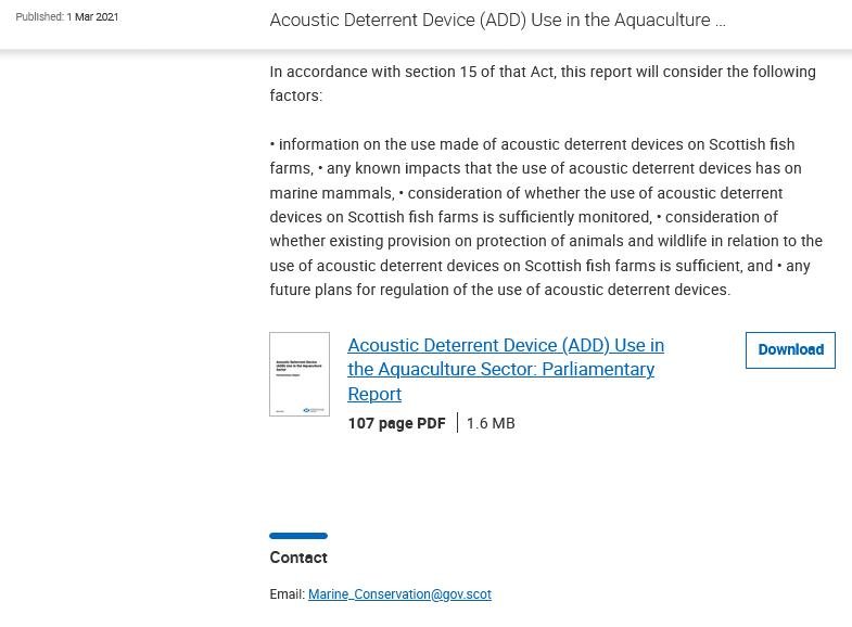 ADD 1 March 2021 #2 SG report