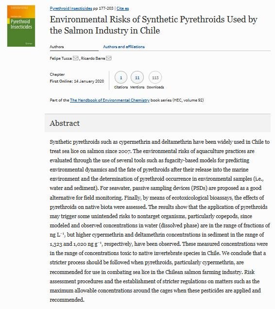 Deltamethrin paper Chile 2020 Deltamethrin paper Chile 2020