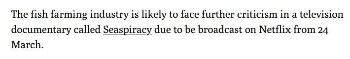 Seaspiracy Ferret ref 23 March 2021