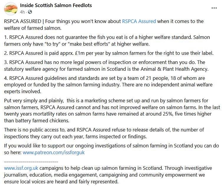 RSPCA critique ISSF 28 March 2021 #1