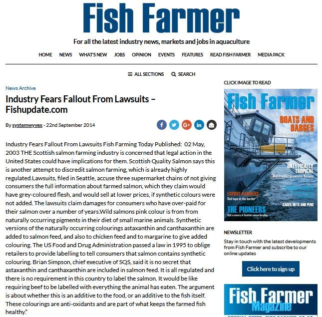 Canthanthin lawsuit #5