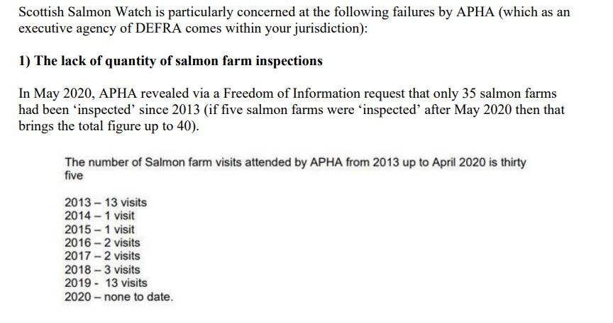 Letter to DEFRA from SSW on systemic failures to capture evidence of welfare abuse 20 April 2021 #4 Letter to DEFRA from SSW on systemic failures to capture evidence of welfare abuse 20 April 2021 #4