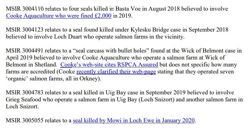 PR £10 000 Reward Illegal Killing of Seals by Scottish Salmon 26 April 2021 #4