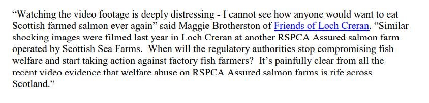 PR Video Exposes RSPCA Abused Scottish Salmon May 2021 #4 PR Video Exposes RSPCA Abused Scottish Salmon May 2021 #4