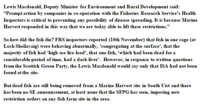 Sunday Times July 2005 North Uist salmon dump #7 SFPG Sunday Times July 2005 North Uist salmon dump #7 SFPG