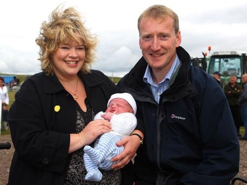 Tavish with baby Tavish with baby