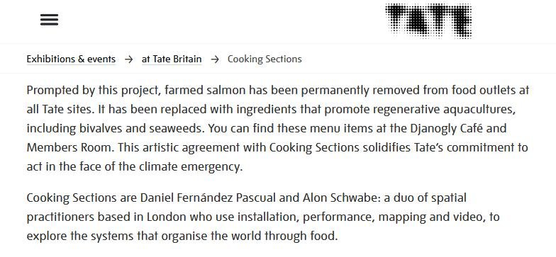 Tate boycott #3 Tate boycott #3