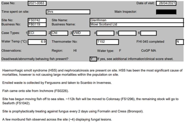 Salmondemic blog July 2021 #15 Mowi Glenfinnan Salmondemic blog July 2021 #15 Mowi Glenfinnan