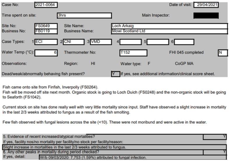 Salmondemic blog July 2021 #17 Mowi Arkaig Salmondemic blog July 2021 #17 Mowi Arkaig