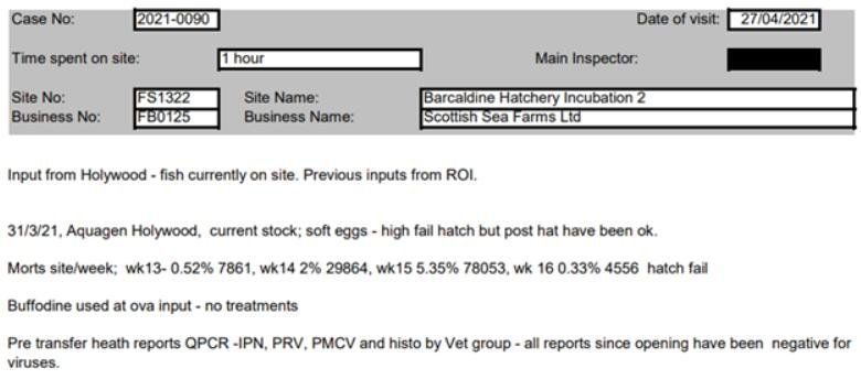 Salmondemic blog July 2021 #20 Barcaldine Salmondemic blog July 2021 #20 Barcaldine